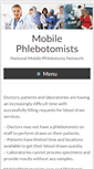 Mobile Screenshot of mobilephlebotomists.com